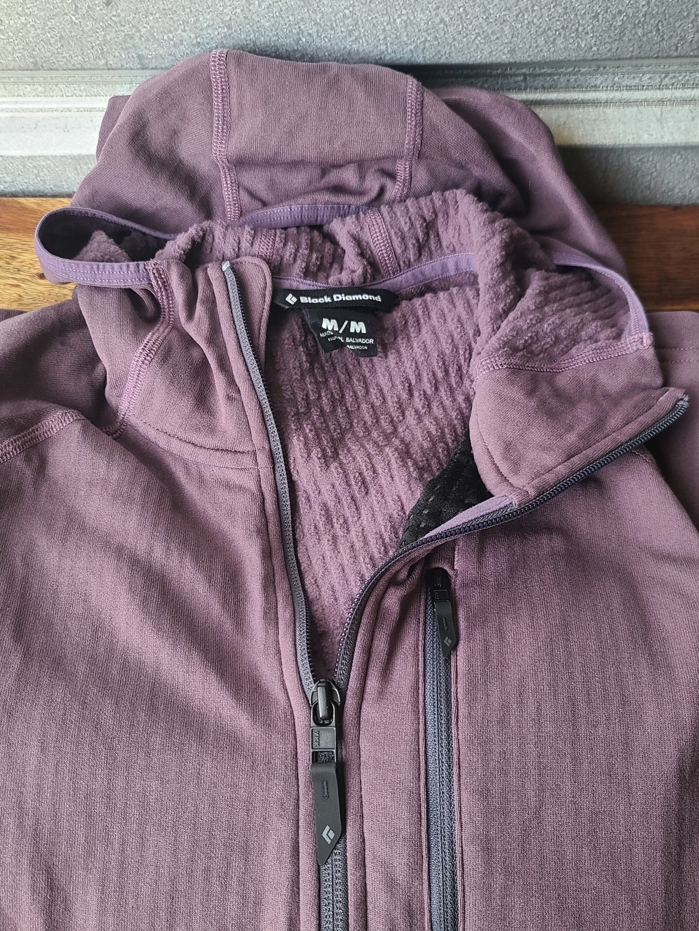 Black Diamond Coefficient Fleece Hooded Jacket Womens Medium